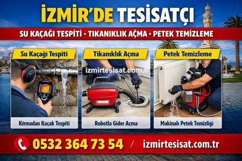 su kaçağı tespiti İzmir buca